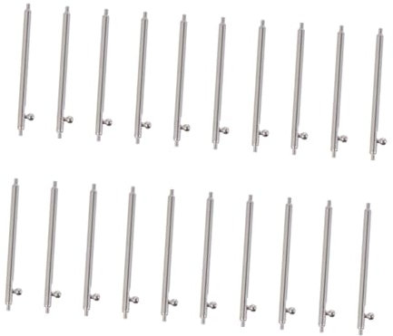 BESTonZON 20stücke Uhrenarmband Federstege Uhrenarmbandstifte Schnellverschluss Reparaturwerkzeug Entferner Für Standarduhren