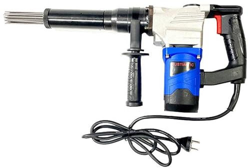 Qiang Electric Needle Scaler 1400w Electric Needle Derusting Gun,Needle Type Rust Remover Cleaning Machine,for Removal of Rust Weld Slag Paint Steel Pipe Screw Nut Boat Deck,110V