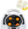 Pochier, cuociuova a 4 uova, accessorio per Bimby TM6, formatore per uova sode, colazione, vaporizzatore per uova, stampo per uova in camicia per Bimby TM6, silicone, amorevole, pieghevole
