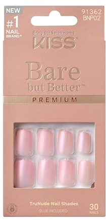KISS Bare-But-Better Premium Nails - Spicy