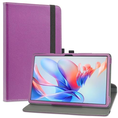 LiuShan Custodia per Blackview Mega 1 Tablet,360 Gradi di Rotazione Custodia in Pelle PU con Supporto Caso Compatibile con Blackview Mega 1 Tablet da 11,5 Pollici,Viola