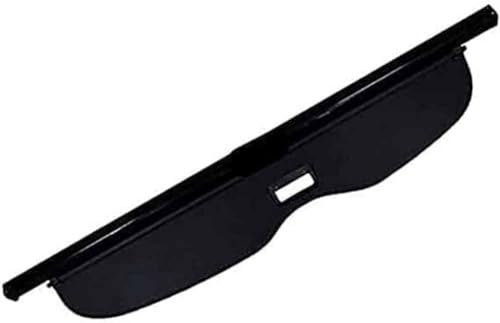 ZWBC Einziehbarer Auto Laderaumabdeckung Rollo für Renault Koleos 2021+, Zum Schutz Der Cargo Cover Trennwand Privatsphäre Auto ZubehöR,normal-A-Black