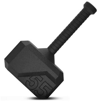 Bestfor Hammer Iron Kettlebell, Weight Lifting Strength, for Cross Training, Cardio, Fitness, Muscle Exercise Chart, Body Building, Home Gym Workout 55lb