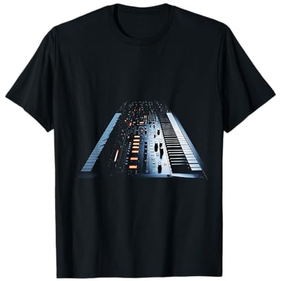 Synthesizer Musikinstrument Motiv Kunst Synthesizer T-Shirt