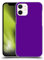 Head Case Designs Viola Colori A Blocchi Custodia Cover Dura per Parte Posteriore Compatibile con Apple iPhone 12 Mini