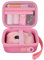 Sofortkamera Kinder Tasche Kompatibel mit GREENKINDER Kinderkamera, Digitalkamera Fall für Esoxofore/ für Gofunly/ für LETSHAHA/ für JPVERLY/ für Hangrui, Lagerung für Druckerpapier- Nur Box - Rosa