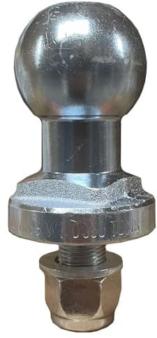 50mm Bolt On Ball ATV Trailer Towing Hitch, 350kg, 19mm Shank - 3631