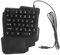 DOITOOL Teclado Gaming Retroiluminado de Teclas para Pc Teclado E Sport Compacto para Casa y Dormitorio de Usar y Duradero