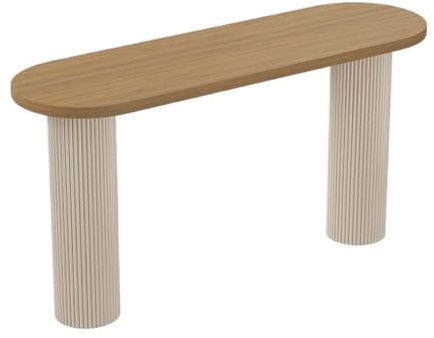 SONGYL-20249 Bartisch für Garten Kiefernholz-Stehtisch-Höhen-Pub-Küchen-Speisethekentische mit den starken Beinen mit Stauraum(200 * 40 * 105cm)