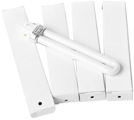 Aumotop UV-Lampe, 4er-Pack, 9 W, UV-Lichtröhre, Wellenlänge 365 Nm, Ideal Als Ersatz für die Aushärtungslampe von Nail Art Trocknern, Geeignet für den Einsatz Im Nagelstudio oder Studio