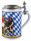 Seltmann Weiden 001.617239, Boccale da Birra 0,75 L con Coperchio Compact Bayern-Serie