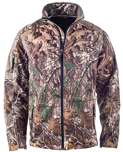 Dunbrooke Apparel NFL Minnesota Vikings Huntsman Softshell Jacke Real Tree Camouflage XL