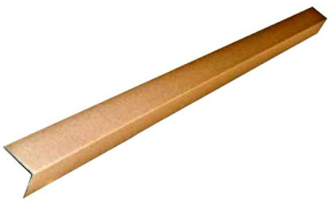 Kunsthandwerkstube Kantenschutz aus Karton, braun, 35 x 35 x 3 mm, 1000 mm, Eckenprotektor, VE 100 Stück