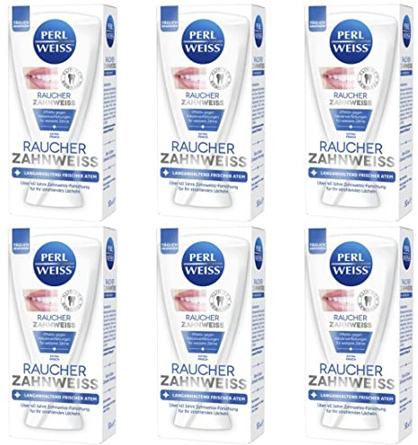 Perlweiss Zahnweiss Raucher, 50 Ml, 6Er Pack (6 X Ml) , Ml (6Er Pack)