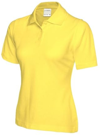 UC115 - Yellow - XL - 180GSM Ladies Polo Shirt