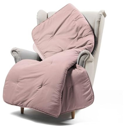 Caleffi Manta Sofa 130x170 cm 100% Algodon Suave – Manta Cama y Sofa Lavable y Transpirable – Manta Sofa Grande, Plaid Cama y Pie de Cama Hecha en Italia - Cobijas de Invierno