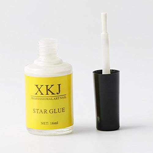 Per 16ml Clear Star Glue for Nail Foil Adhesive Sticker Transfer Paper Decoration Nails Tips Pro Nail Art Salon Tools