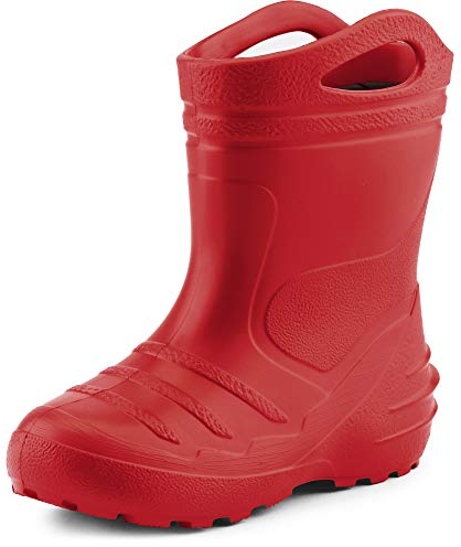 Ladeheid Stivali Bambino e Bambina in Eva KL051 (Rosso, 34 EU)