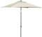 Dehner Sonnenschirm Andros, ca. 210 x 150 x 160 cm, Polyester, beige