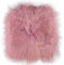 generisch Lammfell Sitzauflage Dusty Rose Lila Rosa Stuhlauflage aus echtem Island Lammfell mit Langen Wolle Schaffell Sitzkissen