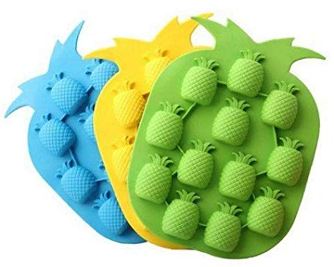 BYFRI Ananas-Form-Eiswürfel einfrieren Mold Bar-Party-Getränk-EIS-Behälter-EIS-Hersteller-Form zufällige Farbe