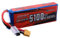 SUNPADOW 3S 11.1V RC Lipo Battery 5100mAh 20C with XT60 Plug for RC Airplane Quadcopter Helicopter Drone FPV Model Racing Hobby