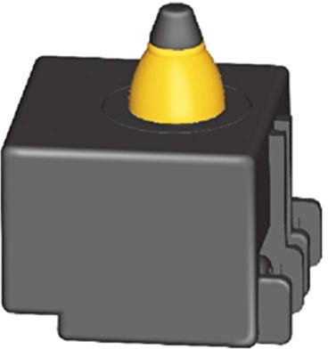 Interrupteur pour meuleuse d'angle TN16 Rouge/noir