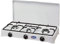 Parker FORNELLO Tre 3 FUOCHI Alimentazione GPL con valvola di Sicurezza per Uso Interno - Made in Italy 5328GPS