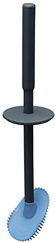 Tiger Swoop Toilettenbürste flexibel und hygienisch WC-Bürste mit integriertem Deckel Farbe: Anthrazit 86x400x86 mm