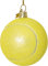 SIKORA Tennisball besondere Weihnachtskugel Glas Christbaumschmuck Deko Figur Weihnachten Anhänger Ornament - Trend Line - BS521