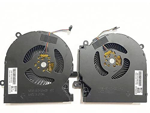 Fleshy Leaf NEW CPU+GPU Cooling Fan Replacement for HP Omen 15-EN 15-EK 15-EK0023DX 15-EK0020CA 15-EK0013DX 15-EK0008CA TPN-Q236 TPN-Q238 ND8CC02-19J23 M04215-001 ND8CC02-19J22 M04216-001 12V