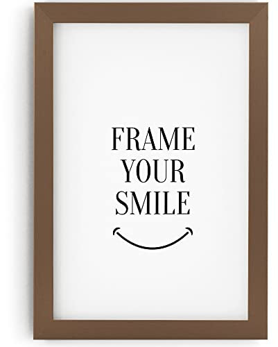 MONFRAME Bilderrahmen Modern - 50x70 cm - Bronze - mit Acrylglas