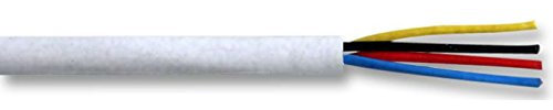 4 CORE Alarm Cable LSF White 100M, Multicored Cable/Wire Qty X 1