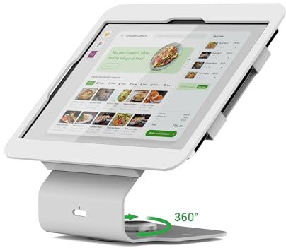 Pinikox Kiosk BSC101WS Support de Tablette POS Compatible avec iPad 10 génération 11, 11 (A16), Air 4 5 11, Pro 11 1re 2e 3e 4e génération, iPad Air 11, Support de Vente au détail avec Base