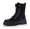 Gabor Damen Combat Boots, Frauen Stiefeletten,Wechselfußbett,Best Fitting,halbstiefel,Kurzstiefel,schwarz(Altsilber),38.5 EU / 5.5 UK