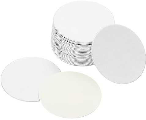 PATIKIL 35mm/1.37 Aluminum Foil Cap Liner, 150Pcs Resistant Tamper Induction Heat Sealer Sealing Liners for PE/HDPE Plastic Bottle Jar Lid