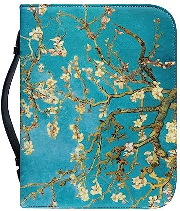 Kuiaobaty Van Gogh Art Notizbuchhülle mit Halterung, Planer, Organizer für Damen und Mädchen