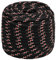 vidaXL Corde de Bateau Corde de Levage Câble d'Amarrage Ancrage Navire Lignes de Gréement Corde à Linge Noir 16 mm 100 m Polypropylène