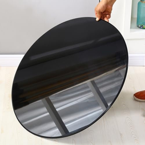 Tischplatte Rund 80 cm Rund Glasscheibe Tischplatte Glasplatte Tisch 10MM (Color : Tabletop, Size : Ø 70cm(28Inch))