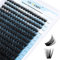 GEMERRY 280pcs Cluster Lashes 8-16 MIX Individual Lashes Large Tray 80D 0.07mm C Curl Lash Clusters Soft &Natural Individual Lashes Cluster Reusable DIY Eyelash Extensions(80D-0.07C-8-16mm)