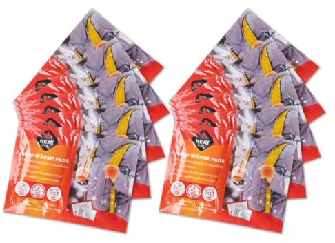 laro Handwärmer - 12/24/48/96/192/384 Wärmepads 8 Stunden Wärme I Sofort einsatzbereite Taschenwärmer I ideal für Outdoor-Aktivitäten & Handschuhe I Hand-Wärmekissen, Anzahl:10