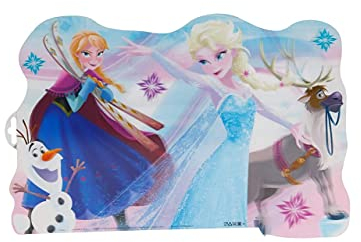 ALMACENESADAN, 5121 Tischset, wiederverwendbar, Maße 43 x 29 cm, Produkt aus Kunststoff, flexibel, Lizenzprodukt (Frozen Linsen)