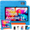 ZIOVO Tablet 10 Pollici Android 14 Tablet Bambini, 20GB RAM+128GB ROM(TF 1TB),WiFi 6 Tablet, Widevine L1/Octa-Core/BT 5.0/8+5 MP/6000mAh/Tablet per Bambini,Tablet con EVA Caso - Blu