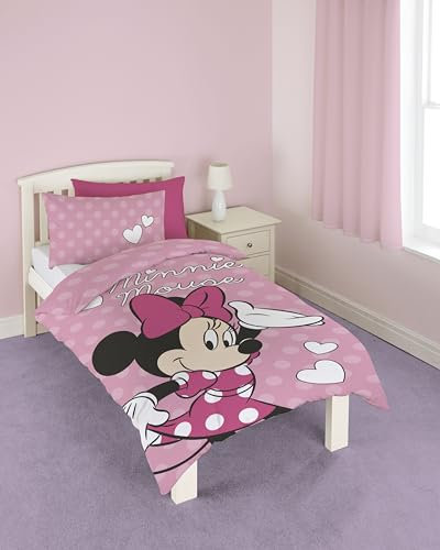 Minnie Mouse Single Duvet Cover Set + Pillowcase