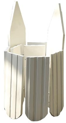 Recinzione paesaggistica per prato anteriore cortile - Recinzione decorativa da giardino per cortile patio decorazione esterna, recinzione corta in legno paesaggio esterno