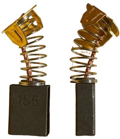 2 x Carbon Brushes Motor Carbon Brushes for Makita 9401 Belt Sander CB-153 CB153 / CB-155 CB155 6.5 x 13.5 x 17 mm Replaces Part Numbers: 181044-0 and 181048-2