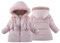 AIEOE Giubbotto Ragazza Invernale Cappotto Bambina Giacca Invernale Bambina Giacca Mezza Stagione Bambina 3-4 Anni Rosa
