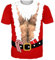 Loveternal Unisex 3D Ugly Christmas T-Shirt Herren Abs Ugly Shirt Casual Cool Kurzarm Weihnachten T-Shirts Tees M