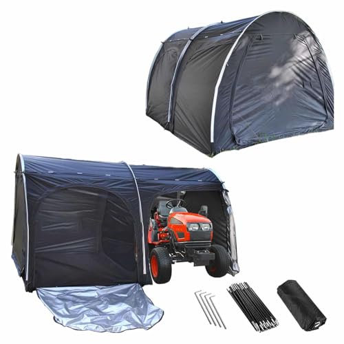 JXZDH Bike cover Storage Sheds Large 2-in-1 Bike Tent Outdoor Storage with Double Doors for 5-7 Bikes Storage Shed Large Bike Shed