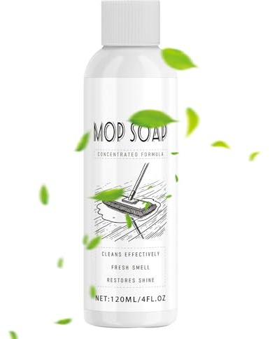 Mopp-Seife für Bodenreinigung, 120 ml, Bodenreiniger, sichere Reinigungsflüssigkeit, Haushaltsbedarf, duftende Moppseife für Zuhause, Küche, Boden, Badezimmer